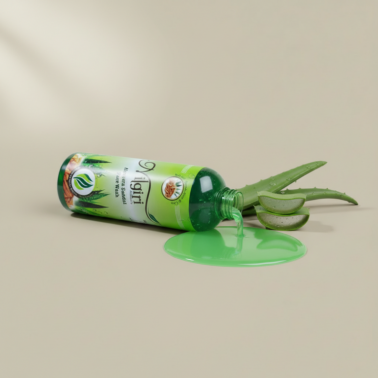 Nilgiri Aromas Aloe vera Sandal Facewash 200 ml