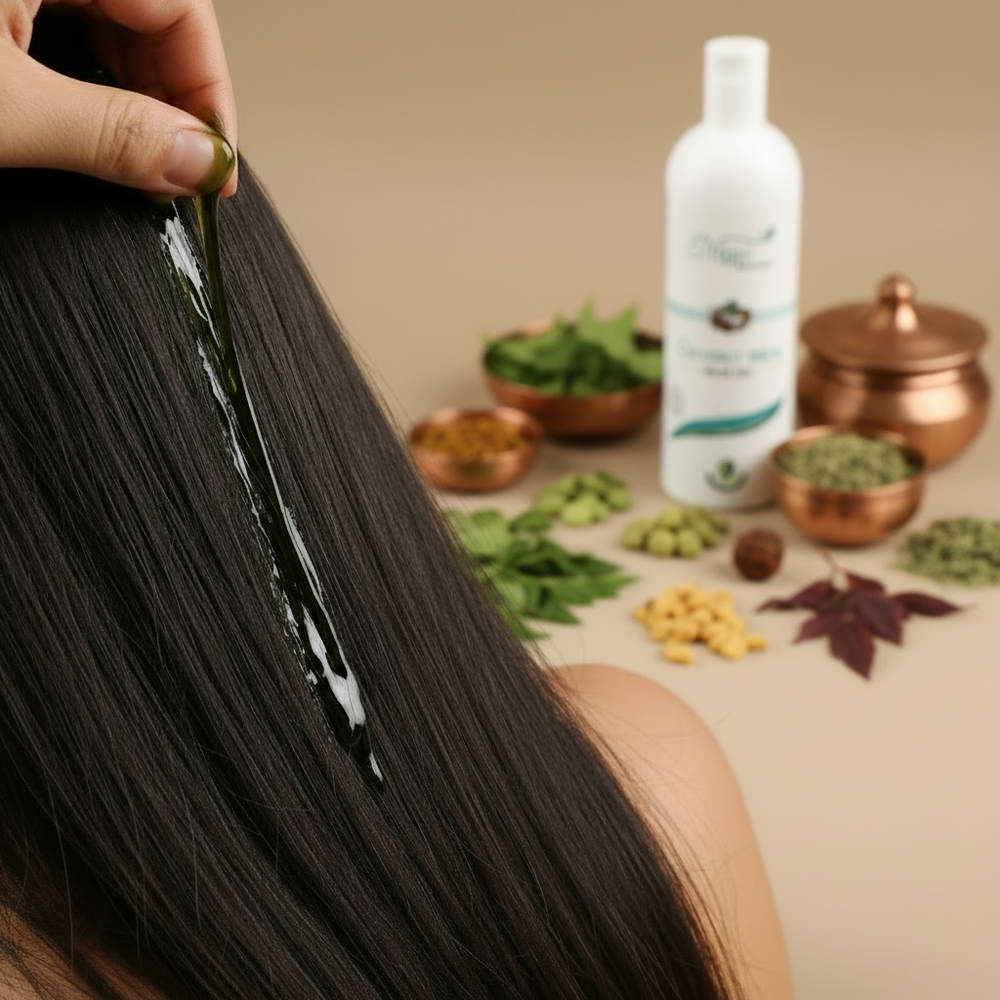 Nilgiri Aromas Pure Coconut Milk Hair Oil 200 ml