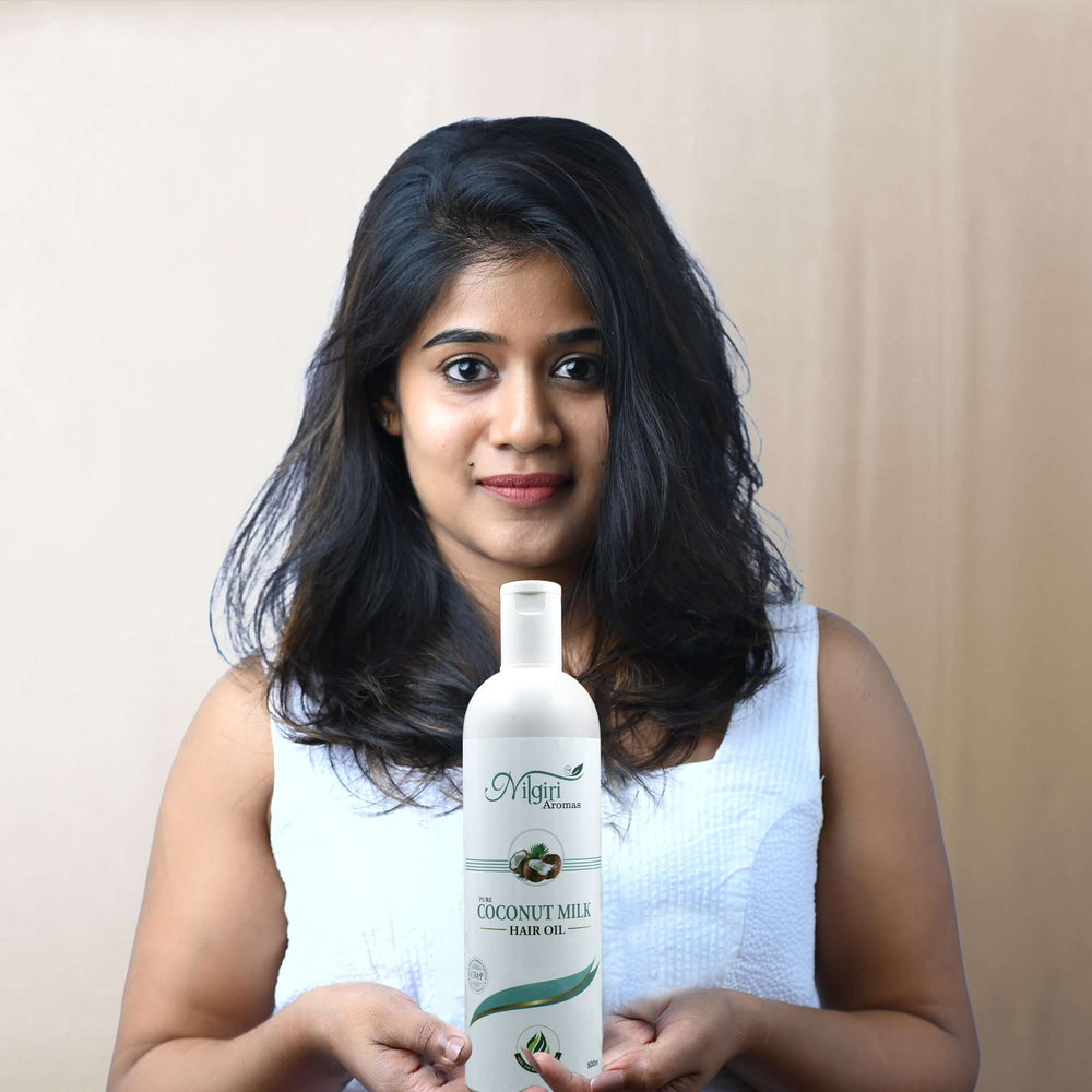 Nilgiri Aromas Pure Coconut Milk Hair Oil 500 ml