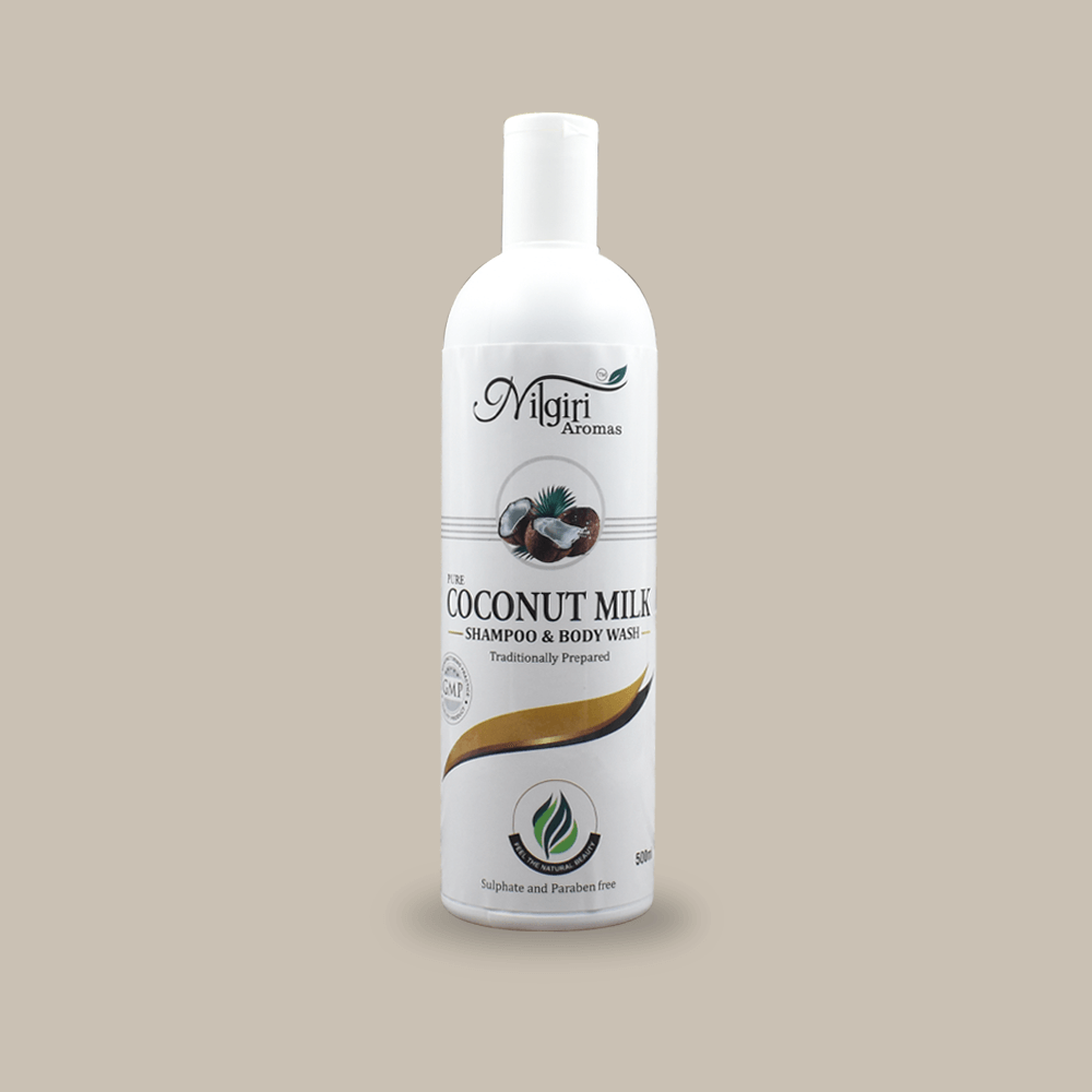 Nilgiri Aromas Pure Coconut Milk Shampoo and Body Wash 500 ml