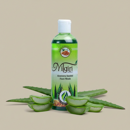Nilgiri Aromas Aloe vera Sandal Facewash 200 ml