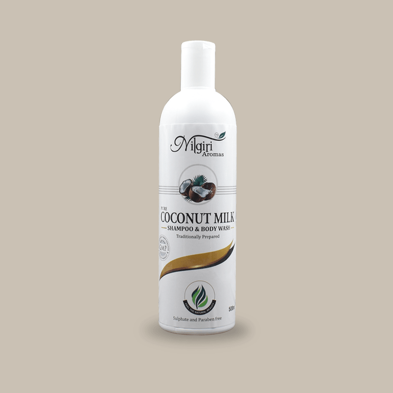 Nilgiri Aromas Pure Coconut Milk Shampoo and Body Wash 500 ml