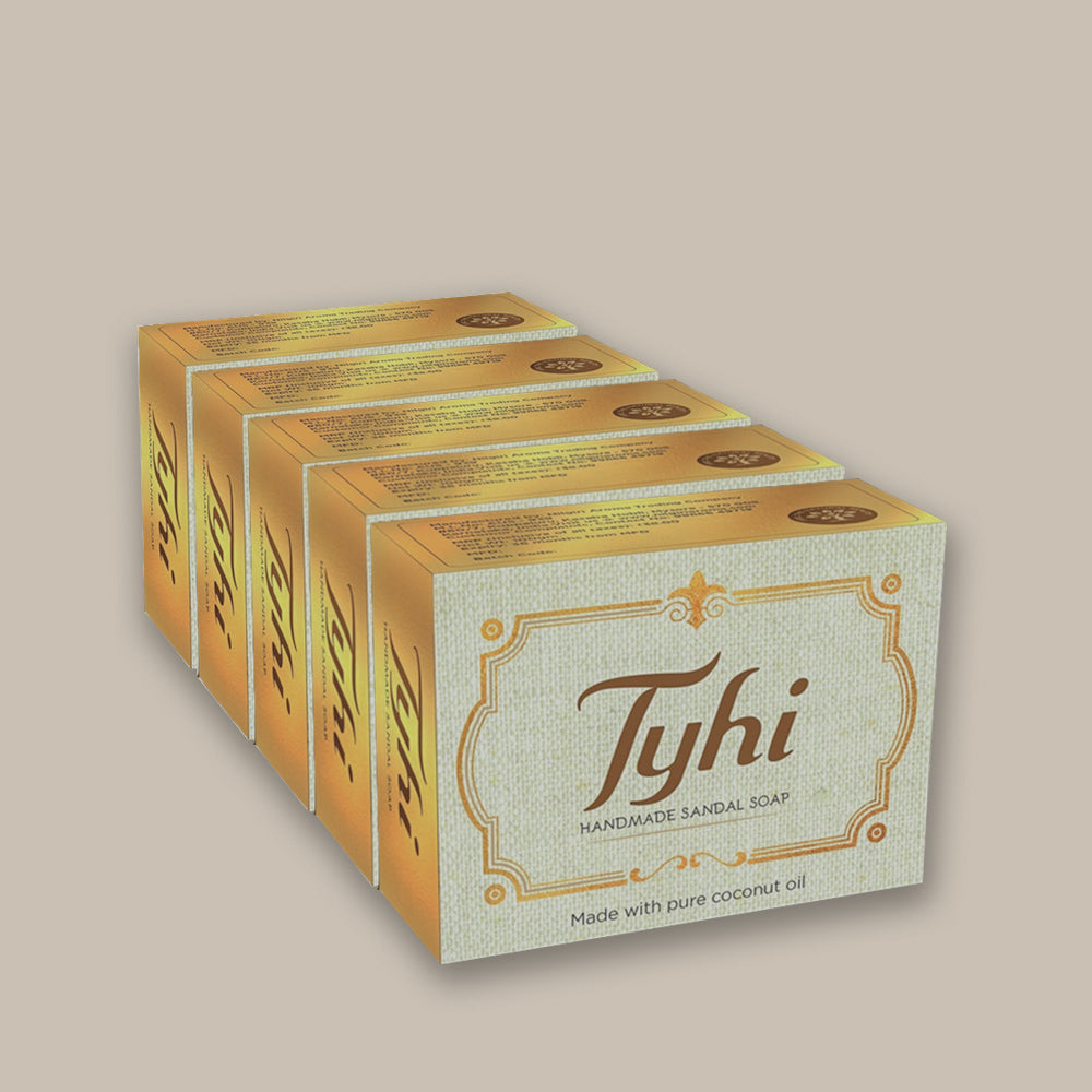 Tyhi Handmade Sandal Soap 100g *5 Combo Pack  - Nigiri Aroma